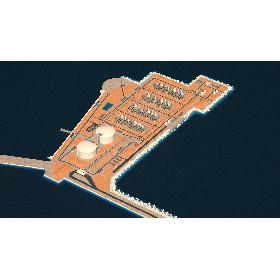 LNG Terminal Island model